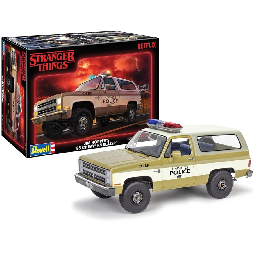 NETFLIX『ストレンジャーシングス』に登場した 車 たちがプラモデルに