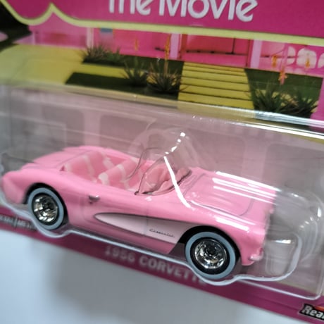 Hot Wheels Premium Pop Culture, Barbie　1956 Corvette®　バービー　1956 コルベット