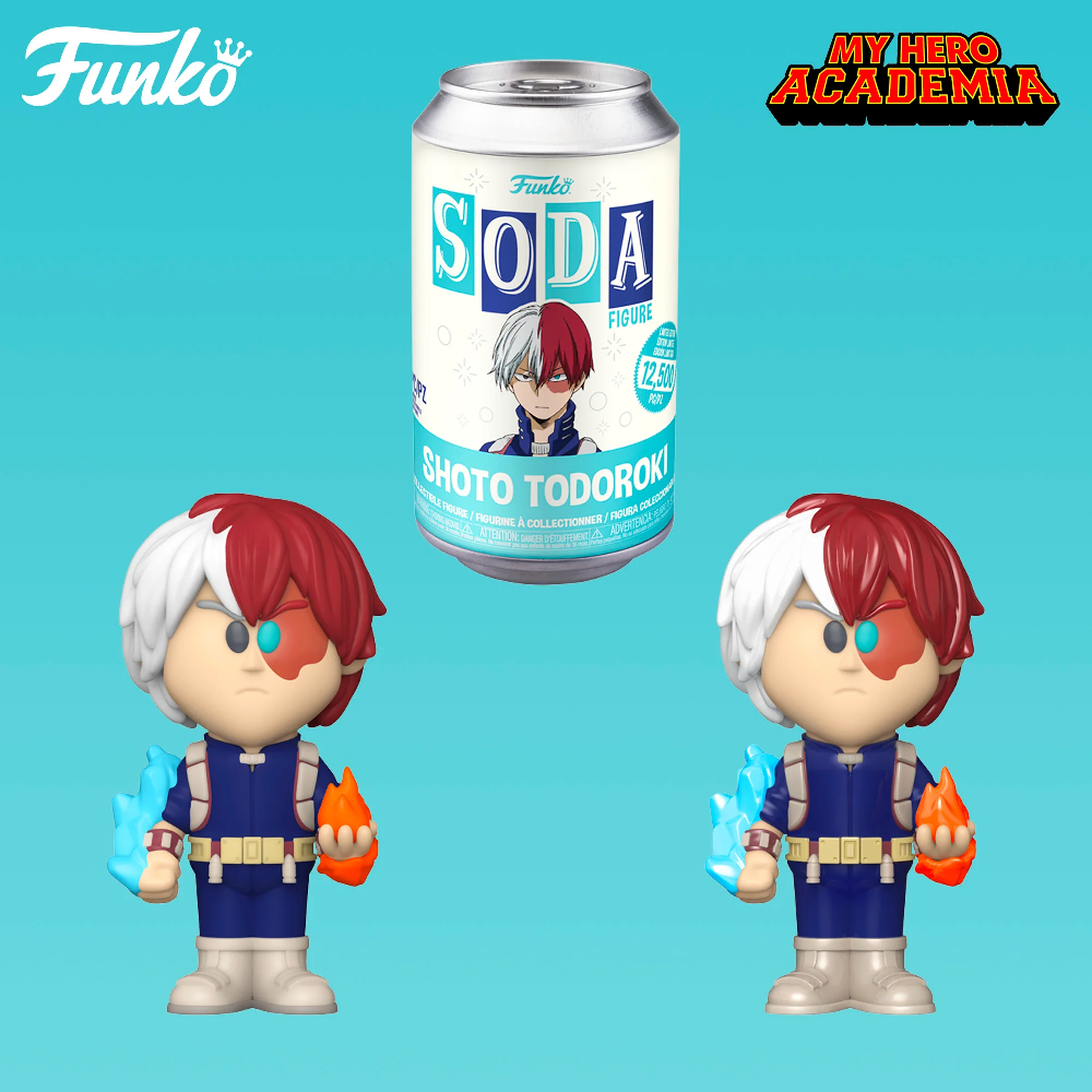 僕のヒーローアカデミア ファンコソーダ　Funko SODA 4体セット ファンコ ビニール・ソーダ「僕のヒーローアカデミア」轟焦凍 Funko