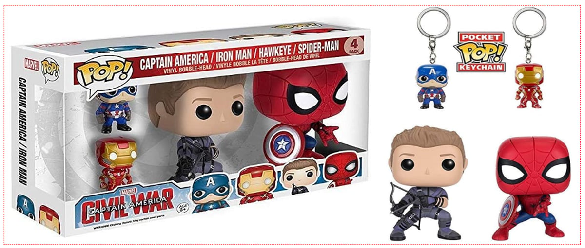 【FUNKO POP】シビルウォーセット【ファンコポップ】 MCU『キャプテンアメリカ/シビルウォー』 限定ファンコポップセット