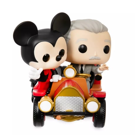 ファンコポップ　ディズニーランド70周年 ミッキーマウス＆ウォルトディズニーon消防車　Funko Pop!Ride: Mickey & Walt Disney on Fire Engine