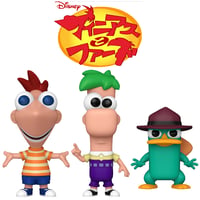 ファンコポップ  『フィニアスとファーブ』　3体セット　 Funko POP!  Phineas and Ferb　set of 3