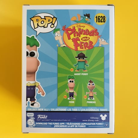 ファンコポップ  『フィニアスとファーブ』　3体セット　 Funko POP!  Phineas and Ferb　set of 3