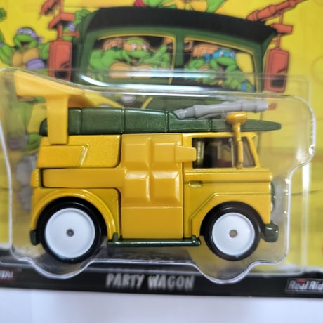 Hot Wheels Premium Pop Culture, TMNT　Party Wagon　パーティーワゴン