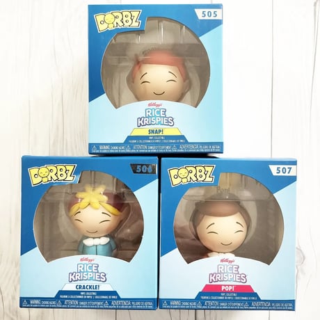 2019年　ファンコ  Dorbz    ケロッグ『スナップ！クラックル！ポップ！』  Funko Dorbz Kellogg's　Snap! Crackle! Pop!