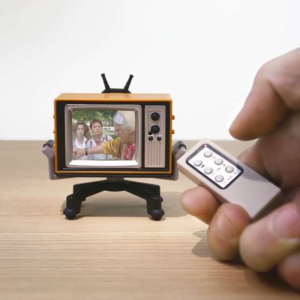 バックトゥザフューチャー』の名場面が観られる小さな📺テレビ 