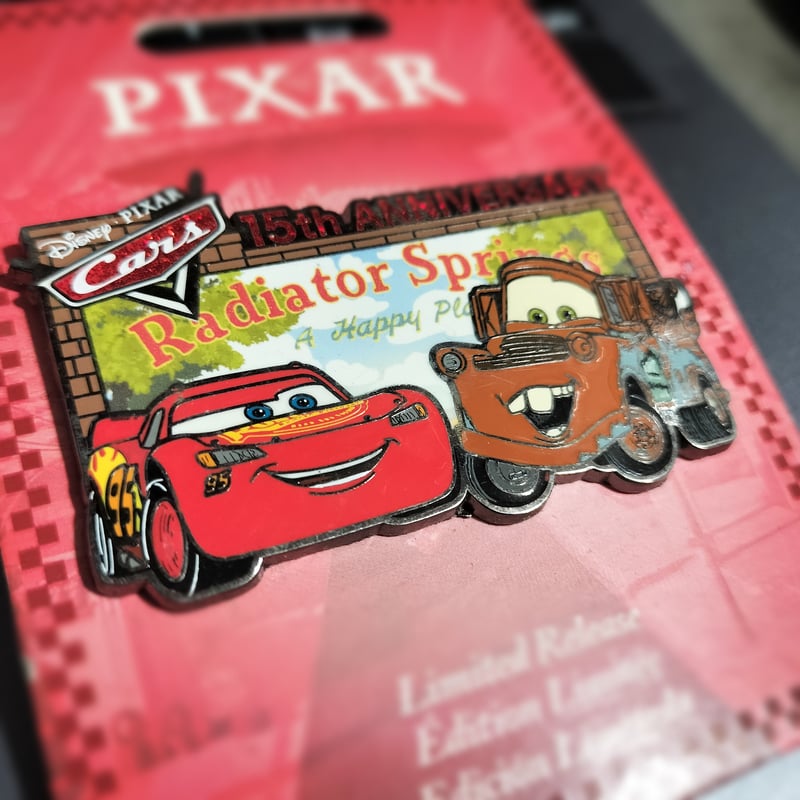 2021年 ピクサー カーズ 15周年 ピンバッジ Cars 15th Anniversar