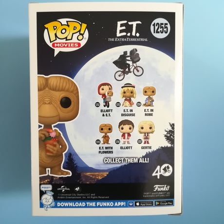 ファンコ ポップ　映画『E.T.』40周年  E.T. w/フラワー　FUNKO POP!　E.T.  40th Anniversary  -  E.T. with Flowers