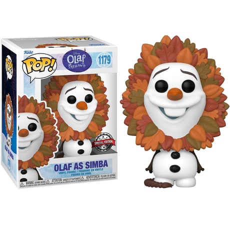 ファンコ ポップ 　ディズニー『オラフが贈る物語』オラフ as シンバ　Funko POP! Disney+ Olaf Presents - Olaf as Simba