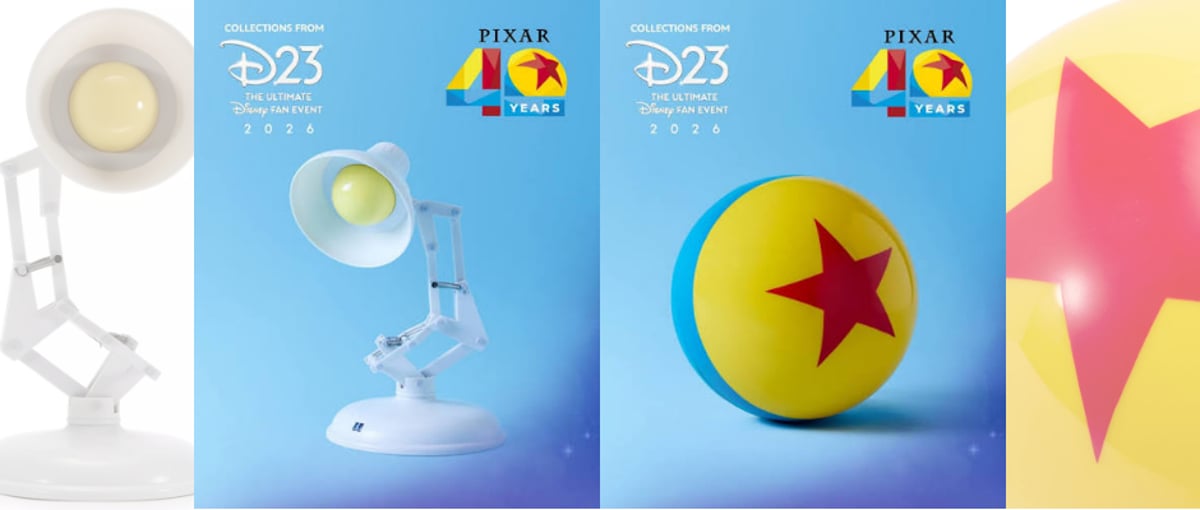 D23EXPO 2026で発売された 動く ピクサーランプ と ピクサーボール が