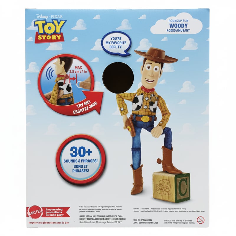 トイストーリー30周年 マテル 12インチ トーキング ウッディ TOYSTORY M