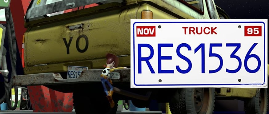 ピザプラネットトラック」のアルミ製ナンバープレート・レプリカが久々