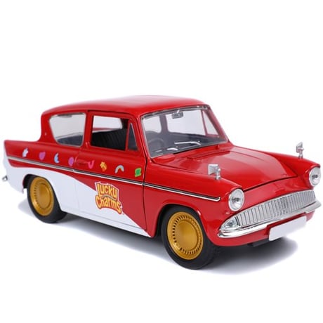 Jada Toys ラッキー・チャーム & 1959 フォード アングリア　1/24ダイキャストカー　Lucky Charms LUCKY THE LEPRECHAUN & FORD ANGLIA