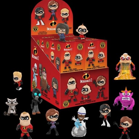 2018年 ディズニー ピクサー  インクレディブル・ファミリー FUNKO MYSTERY MINIS フィギュア 【TARGET】