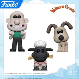 ウォレスとグルミット』がファンコポップ再入荷！ | アメリカントイ