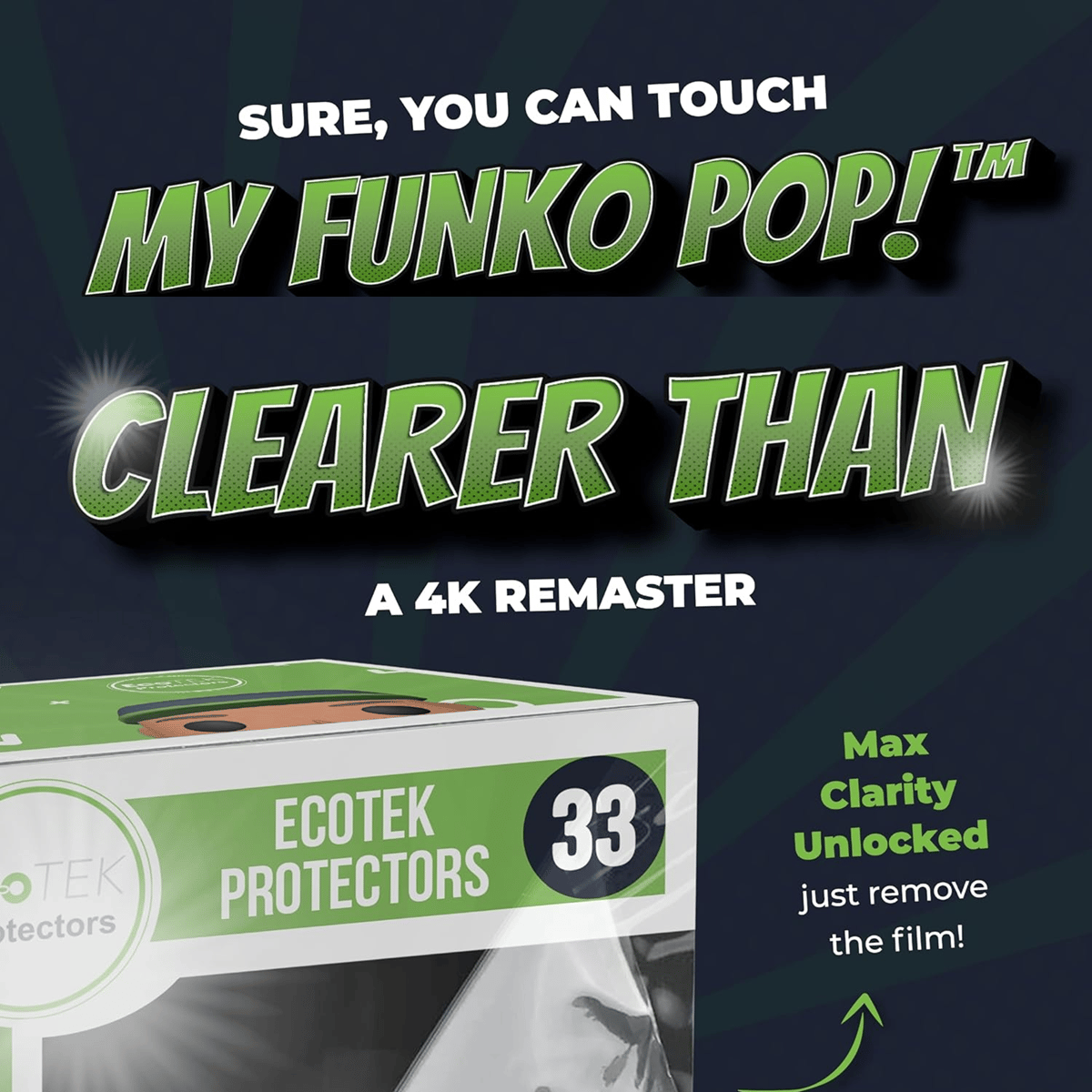 ファンコ ポップ 用 プロテクトケース EcoTEK 5枚セット FUNKO POP! Pr