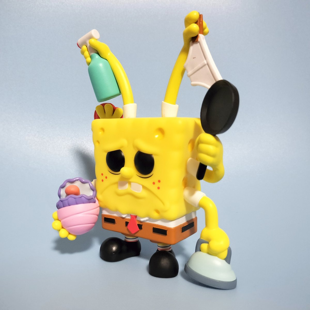 レア夏コミコンFUNKO POP! スポンジボブ　クリーニング限定版 2025 コミコン限定 ファンコポップ：プレミアム スポンジボブ