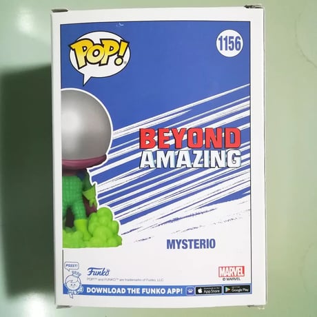 ファンコ ポップ  マーベル スパイダーマン　ミステリオ《グロー版》　FUNKO POP! Marvel Spider-man　MYSTERIO