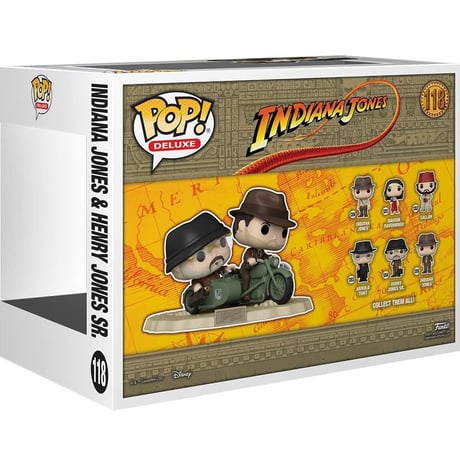 DXファンコポップ　『インディ・ジョーンズ/最後の聖戦』インディアナ・ジョーンズ & ヘンリー・ジョーンズ・シニア　Funko Pop! Indiana Jones & TheLastCrusade