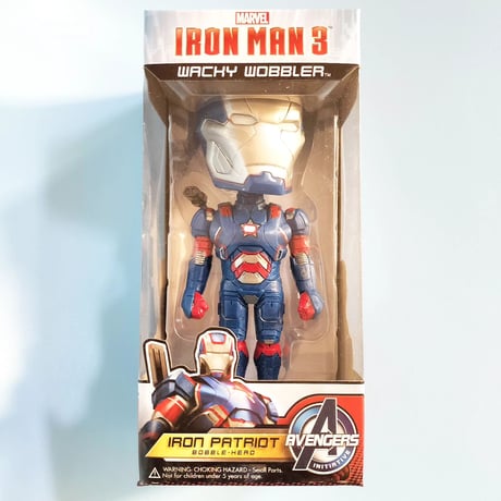 2013年 ファンコ ワッキーワブラー 『アイアンマン3』 アイアン・パトリオット　  FUNKO WACKY WOBBLER IRONMAN3 　IRON PATRIOT
