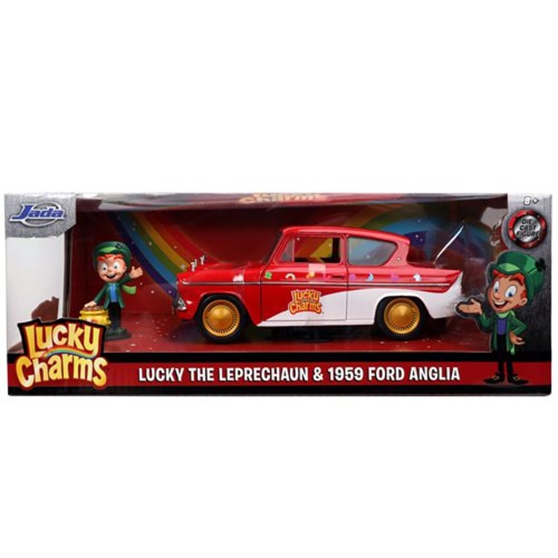 Jada Toys ラッキー・チャーム & 1959 フォード アングリア 1/24