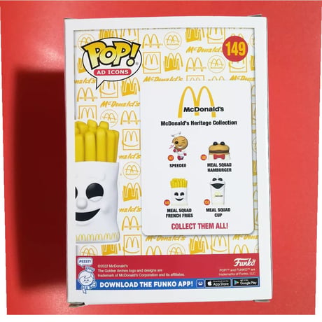 ファンコ ポップ 『マクドナルド』ミールスカッド フレンチフライ 　FUNKO POP!　McDonald's　Meal Squad French Fries