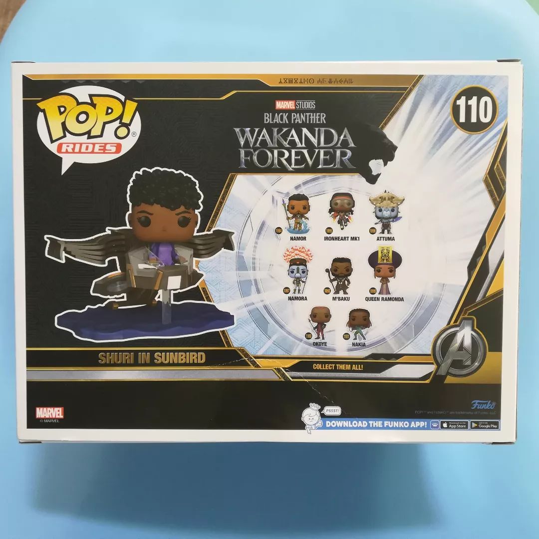 ファンコ ポップ『ブラックパンサー/ワカンダフォーエバー』シュリ in サンバード　Funko Pop! Black Panther Wakanda  Forever SHURI in SUNBIRD