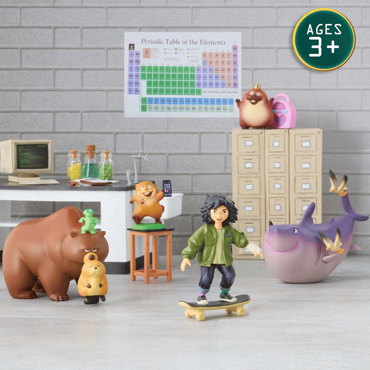 ピクサー『私がビーバーになる時』 フィギュアセット 《ブリスター