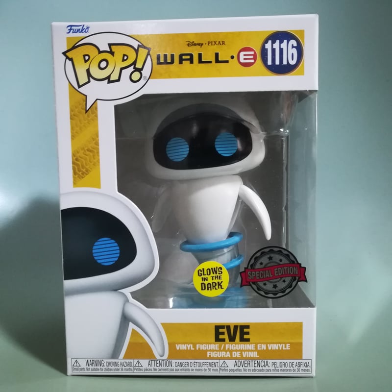 ファンコ ポップ ピクサー『ウォーリー』イヴ（グロー版） FUNKO POP