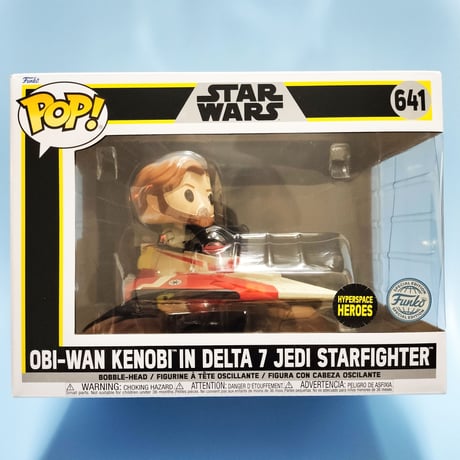 ファンコ ポップ 『スターウォーズ』オビ＝ワン in デルタ7　 FUNKO POP! STAR WARS: Obi-Wan Kenobi in Delta 7 Jedi Starfighter