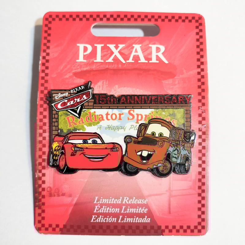 2021年 ピクサー カーズ 15周年 ピンバッジ Cars 15th Anniversar