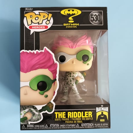 バットマン85周年記念 ファンコポップ 「バットマン フォーエバー」　リドラー（メタリック）　　Funko POP!  Batman Forever The Riddler Metallic