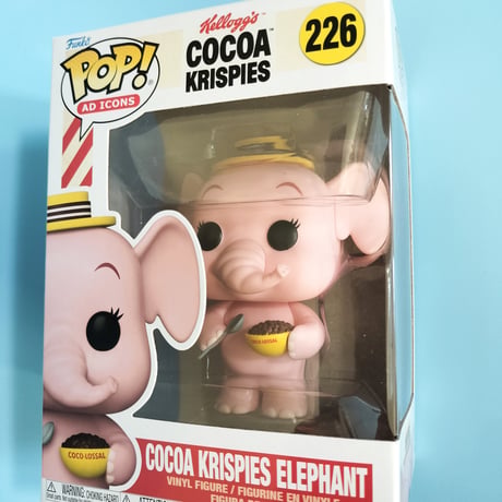 ファンコポップ　ケロッグ ”ココア・クリスピーズ”  エレファント　Funko POP! Kellogg's Cocoa Krispies Elephant