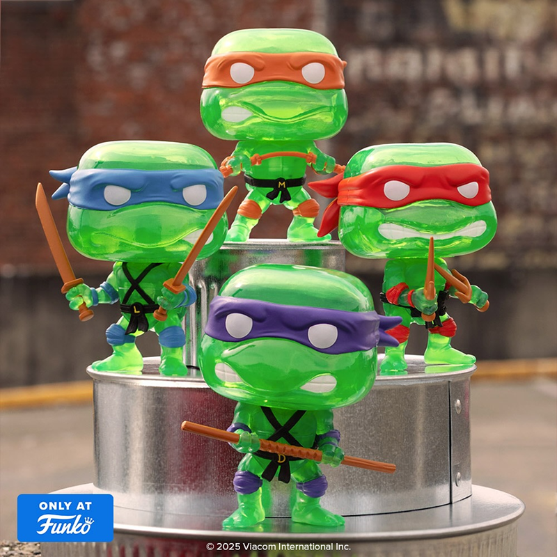 ミュータントタートルズ Funko Pop! ファンコポップ『ミュータント・タートルズ』 半透明グリーン 4