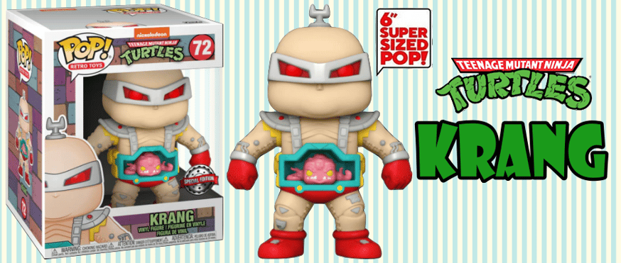 2021年デッドストック！『ミュータントタートルズ』 クランゲ 6inch