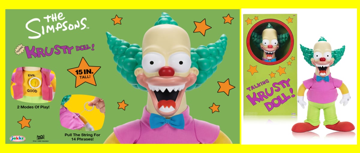 ザ・シンプソンズ　 クラスティー・ザ・クラウン　トーキングドール シンプソンズ/クラスティ・ザ・クラウン トーキング・プラッシュ