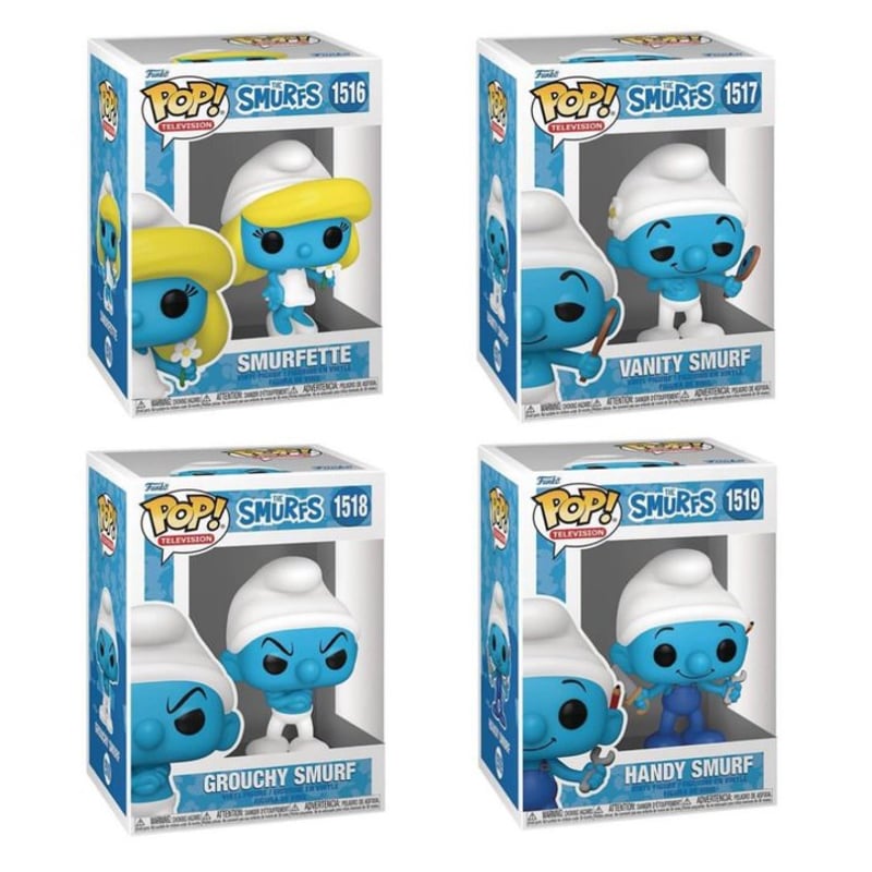 ファンコポップ 『スマーフ』4体セット Funko POP! The Smurfs set 
