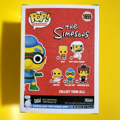 ファンコ ポップ  ザ・シンプソンズ　 フォールアウト・ボーイ　 Funko Pop The Simpsons Milhouse as Fallout Boy