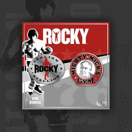 映画『ロッキー』　 ROCKY　ピンバッジ  2個セット