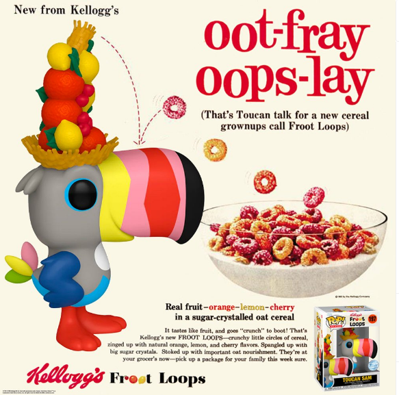 ファンコ ポップ ケロッグ トーカンサム（1960'S) Funko Pop! Kell