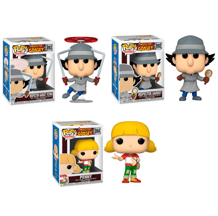 ガジェット警部 ヴィンテージ人形フィギュア セット2
