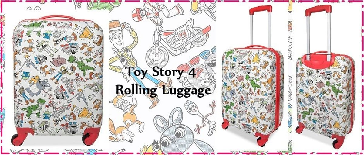 トイストーリー4柄 キャリーケース　キッズ　海外ディズニーストア トイストーリー4 キャリーケース ディズニーストア - メルカリ