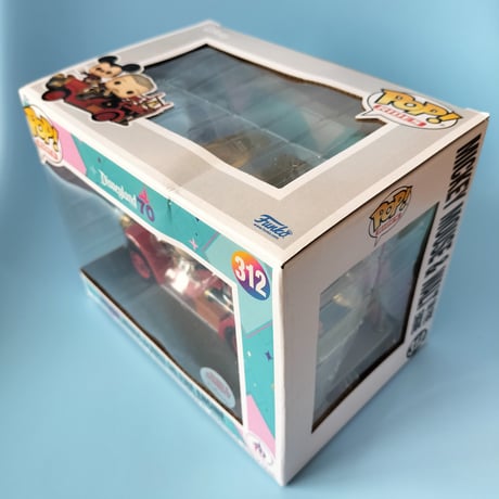 ファンコポップ　ディズニーランド70周年 ミッキーマウス＆ウォルトディズニーon消防車　Funko Pop!Ride: Mickey & Walt Disney on Fire Engine