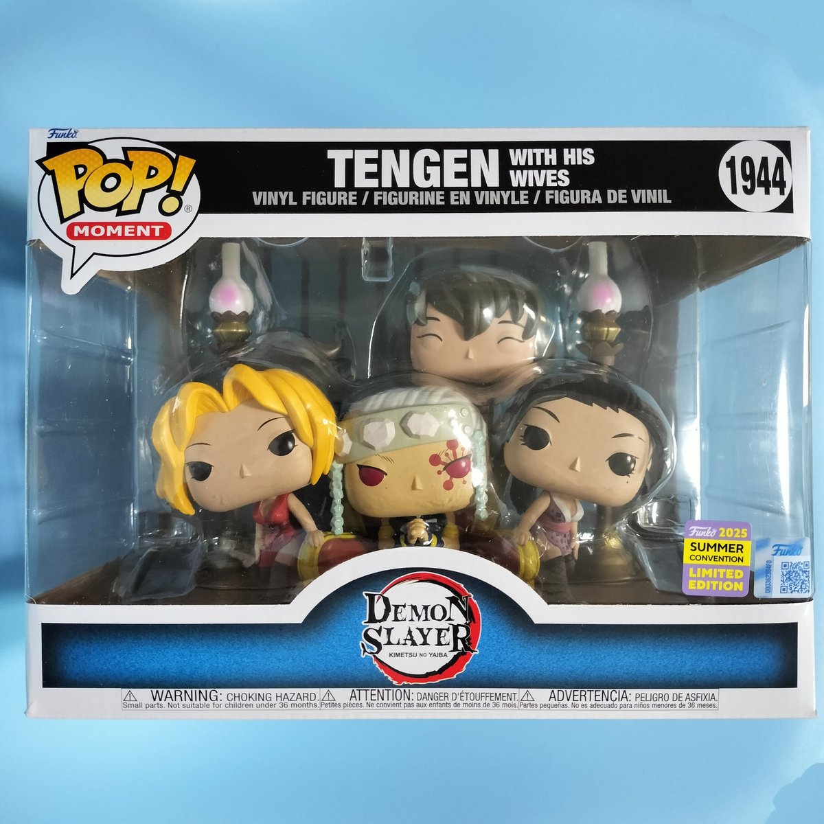 funkopop 鬼滅の刃　チェイス版　宇髄天元　ファンコポップ　chase 2025 コミコン限定 ファンコポップ 『鬼滅の刃』 宇髄天元と三人