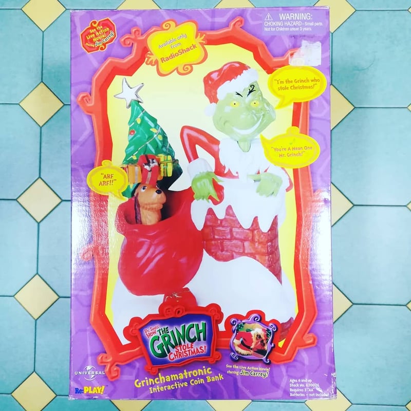 2000年 映画「グリンチ（実写版）」のインタラクティブコインバンク