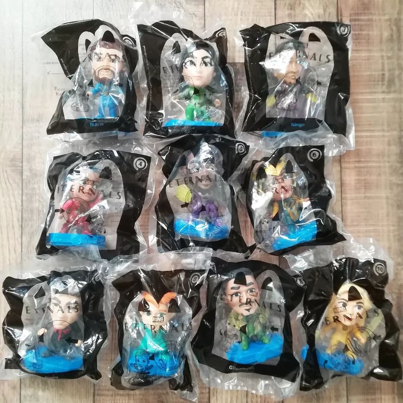 マーベル『エターナルズ』 アメリカ McDonald's Happy Meal Toy 10種