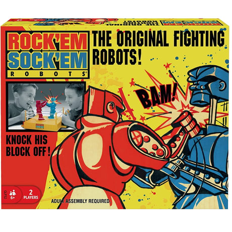 「トイストーリー2」にも登場したマテル社のボクシングゲーム ロックン・ソックン・ロボット（Rock ‘em Sock ‘em Robots）
