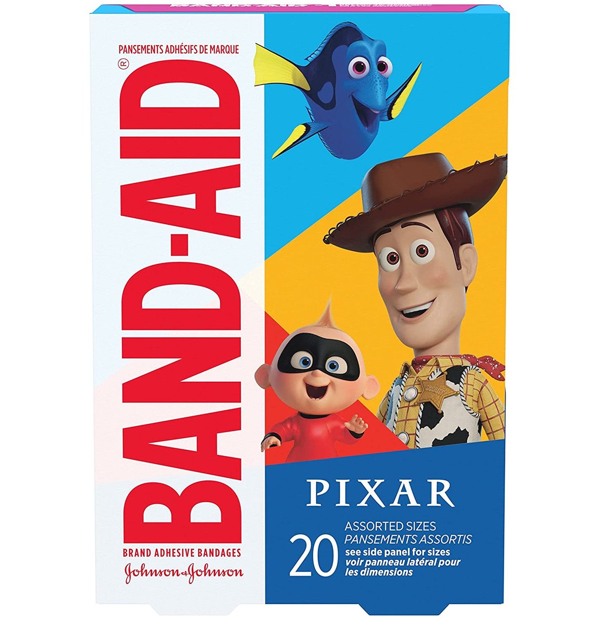 ディズニー・ピクサー BAND-AID® 20枚入り | アメリカントイショップ ...