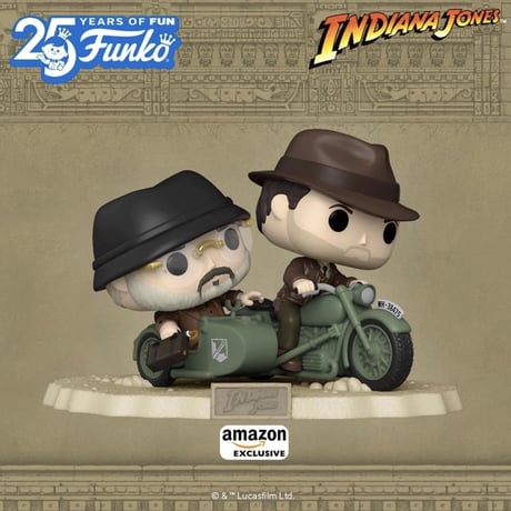 DXファンコポップ　『インディ・ジョーンズ/最後の聖戦』インディアナ・ジョーンズ & ヘンリー・ジョーンズ・シニア　Funko Pop! Indiana Jones & TheLastCrusade