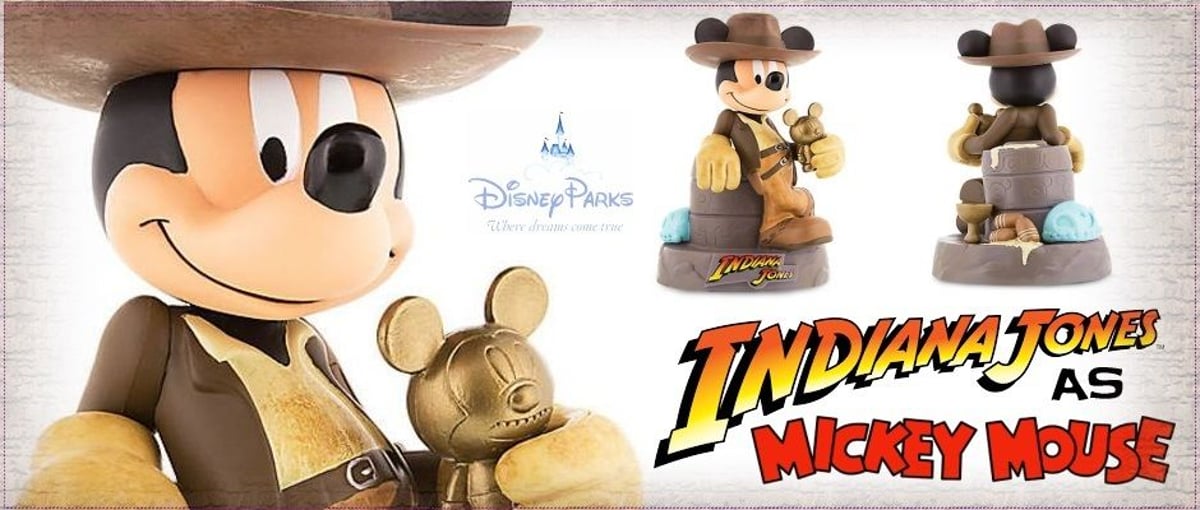 Disney Parks限定！「ミッキー・マウスのインディ・ジョーンズ」ソフビ 